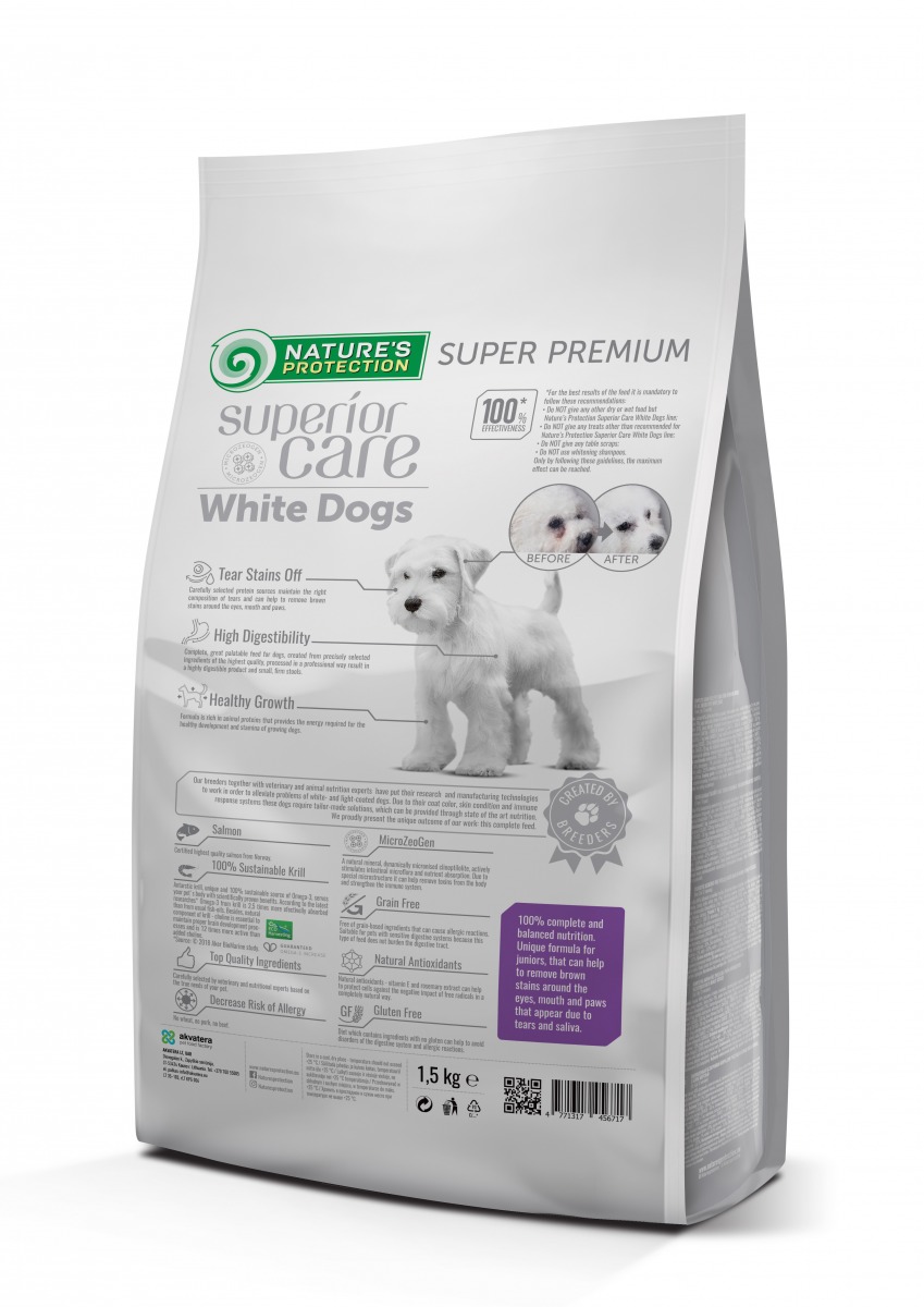 NP Superior Care White Dogs Grain Free Salmon Junior All Breeds